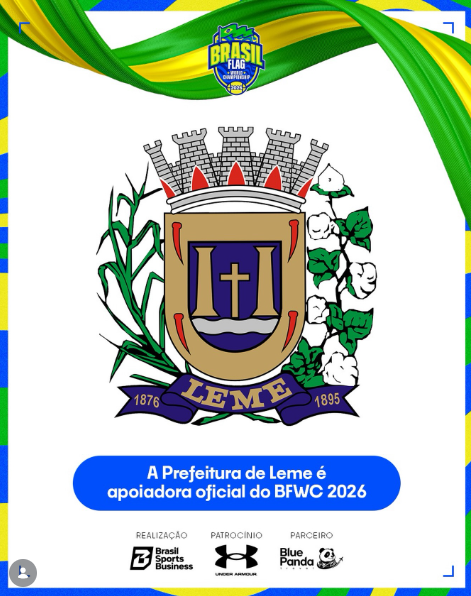 A Prefeitura de Leme é apoiadora oficial do BFWC 2026